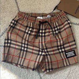 Burberry baby boy swimming trunks